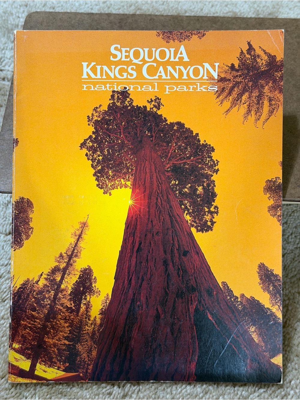 Vintage Sequoia Kings Canyon National Park Book